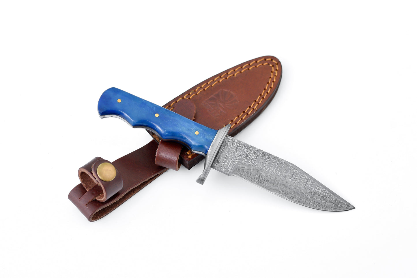 Damascus Steel outdoor sporting knife TK-100
