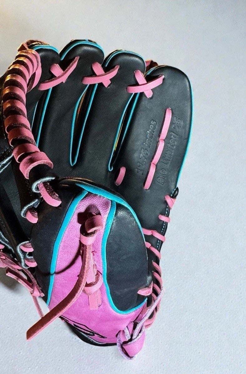 Grace Glove Co 11.75” - Pink/Black Infield OG (Lace Cross) Web Glove. Brand New
