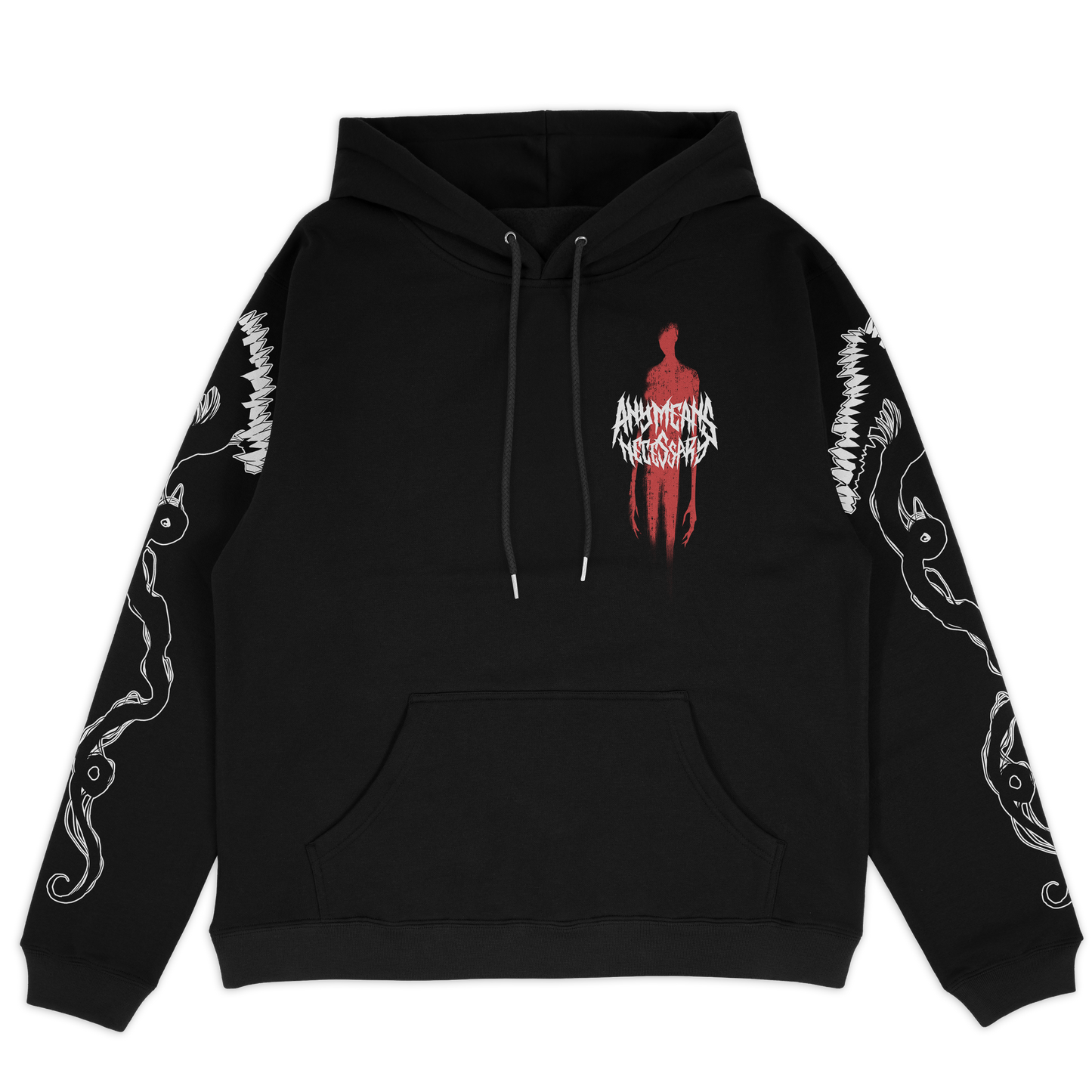 Abandon Pullover Hoodie Black