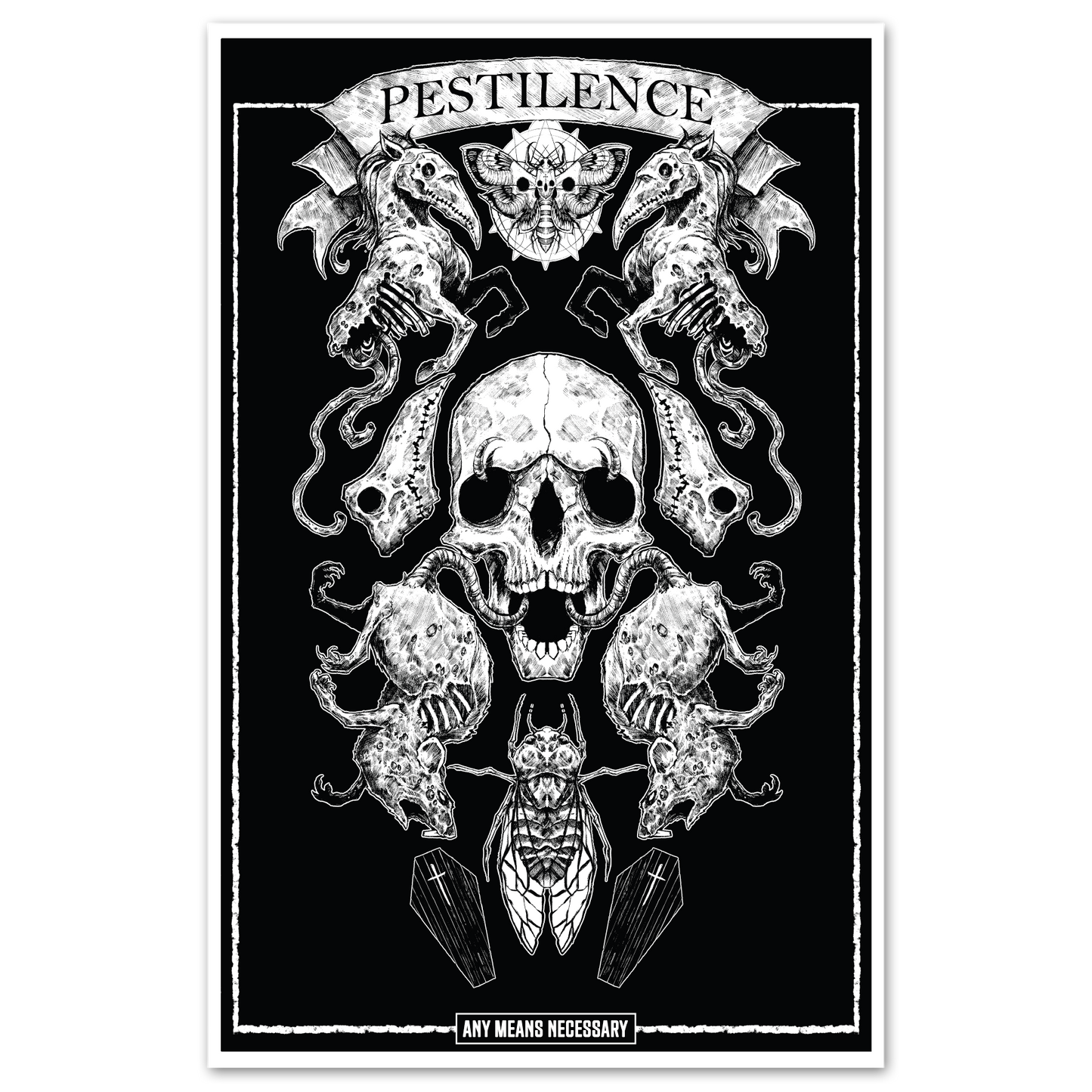 4 Horsemen Pestilence Print