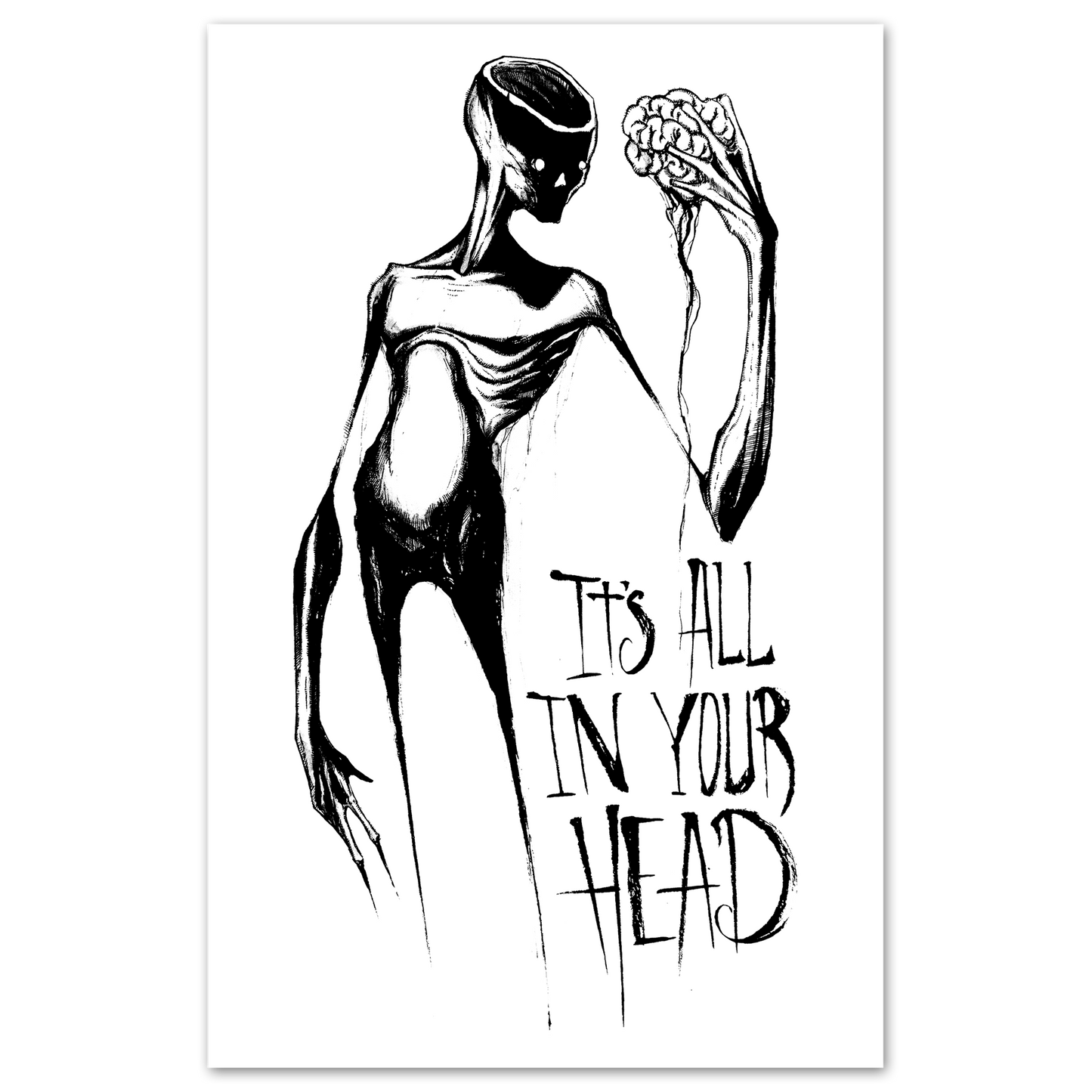 All In Your Head Print