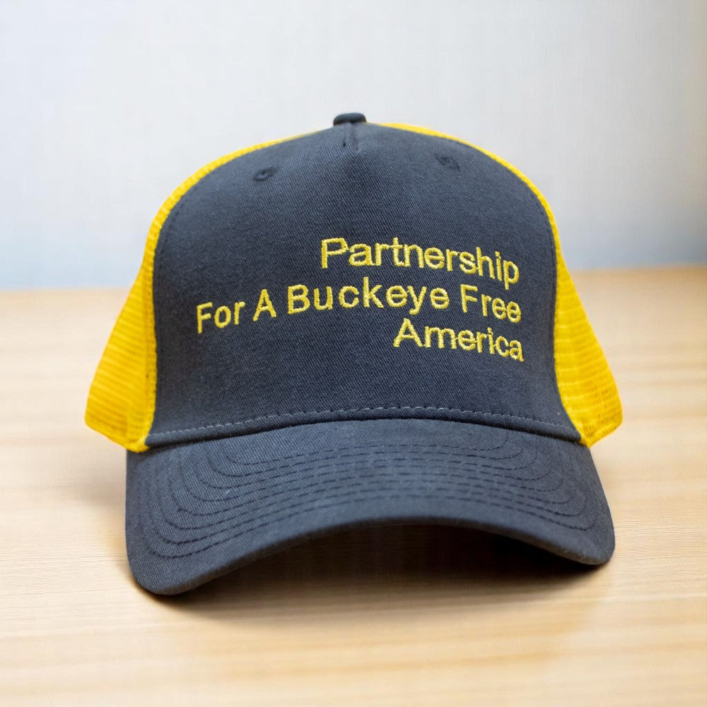 Hat - Partnership For A Buckeye Free America Vintage Trucker