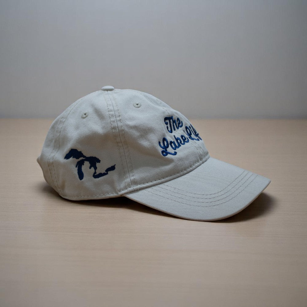 Hat - Michigan The Lake Life Unstructured Stone