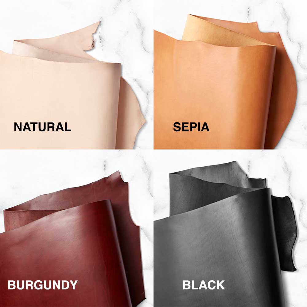 Keychain - Michigan Script leather