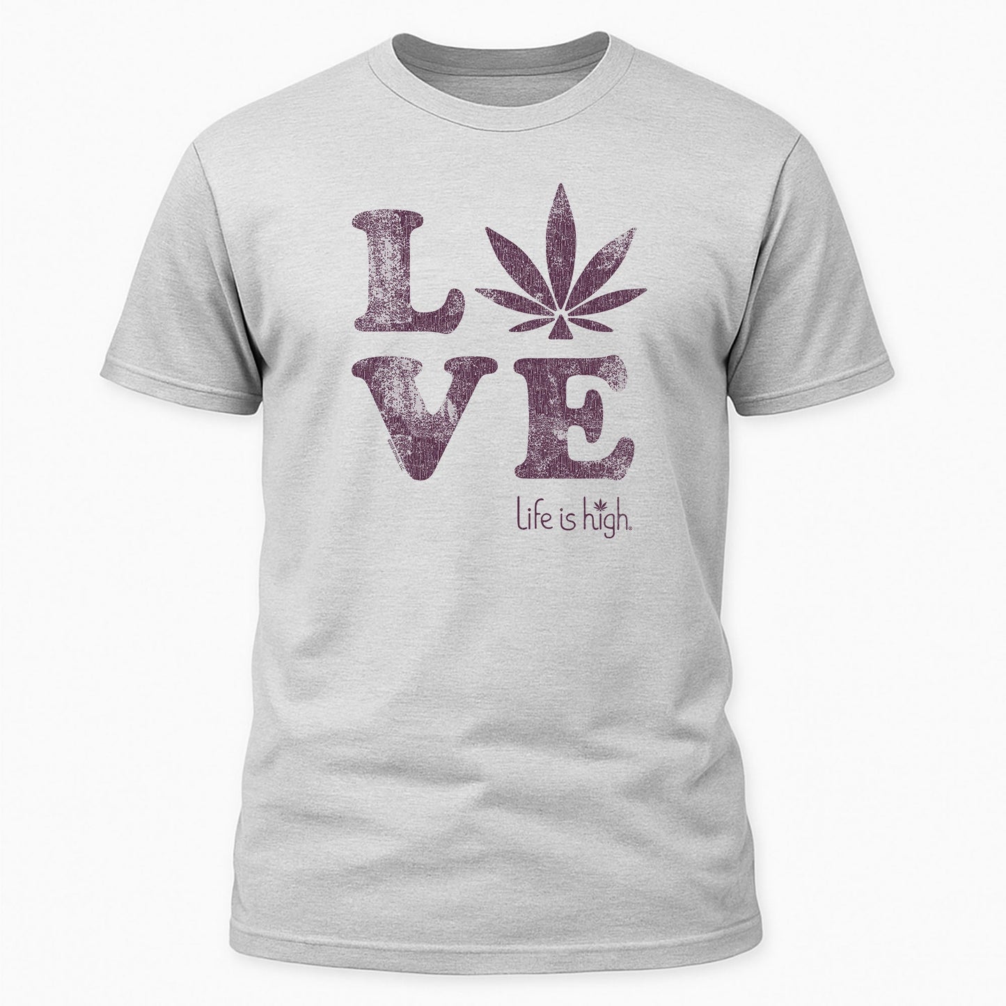 LOVE (Distressed Leaf O)