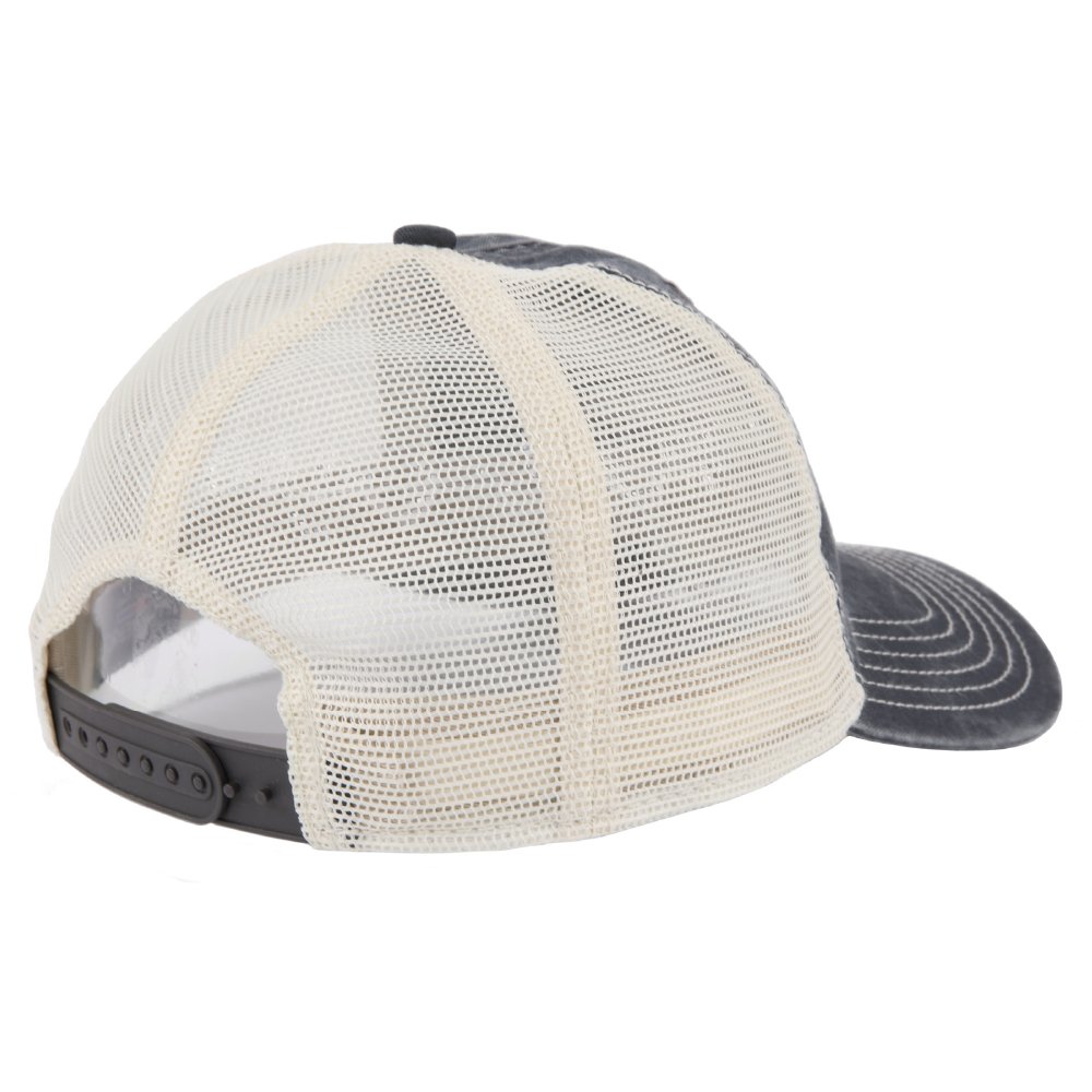 Hat - Michigan Shape Low Profile Trucker - Steel Blue/Khaki