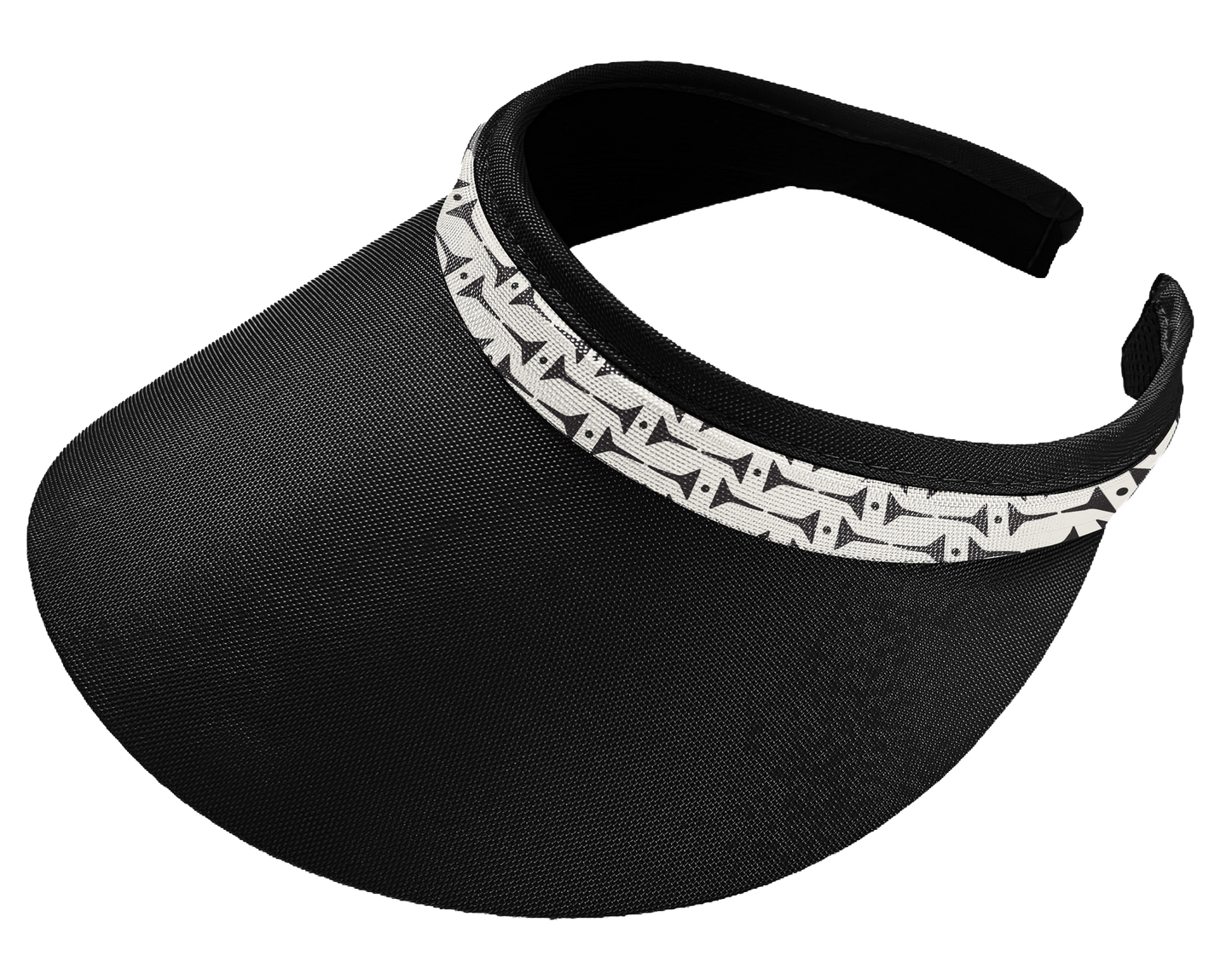 Black Tees Clip On Visor