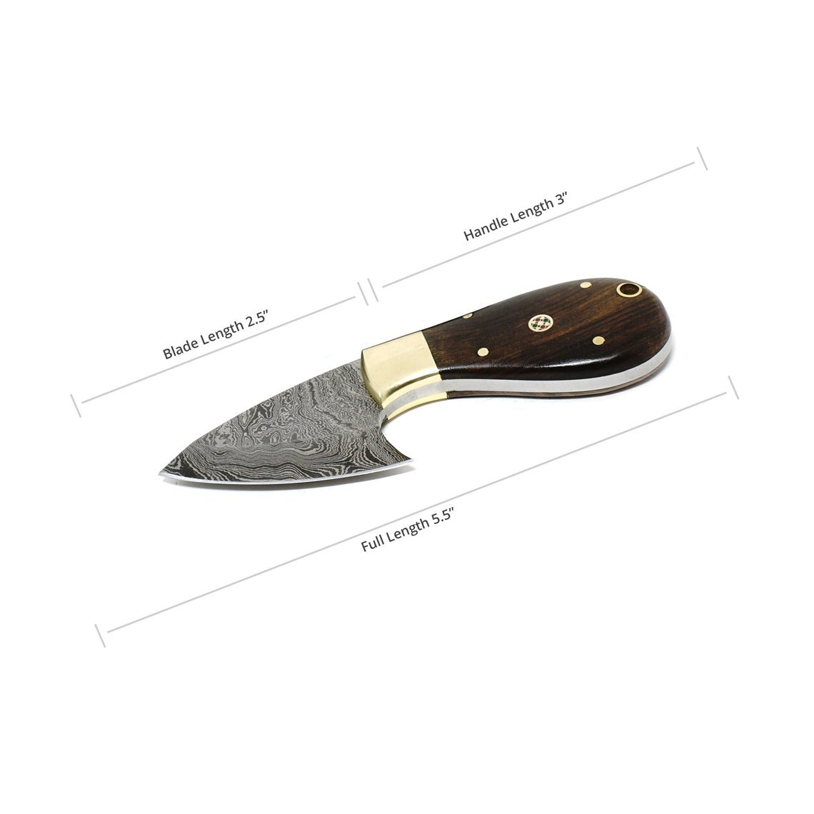 EDC Damascus Skinner
