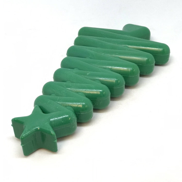 Christmas Tree Nylon Dog Chew Toy for Aggressive Chewers | USA Made & FDA Compliant