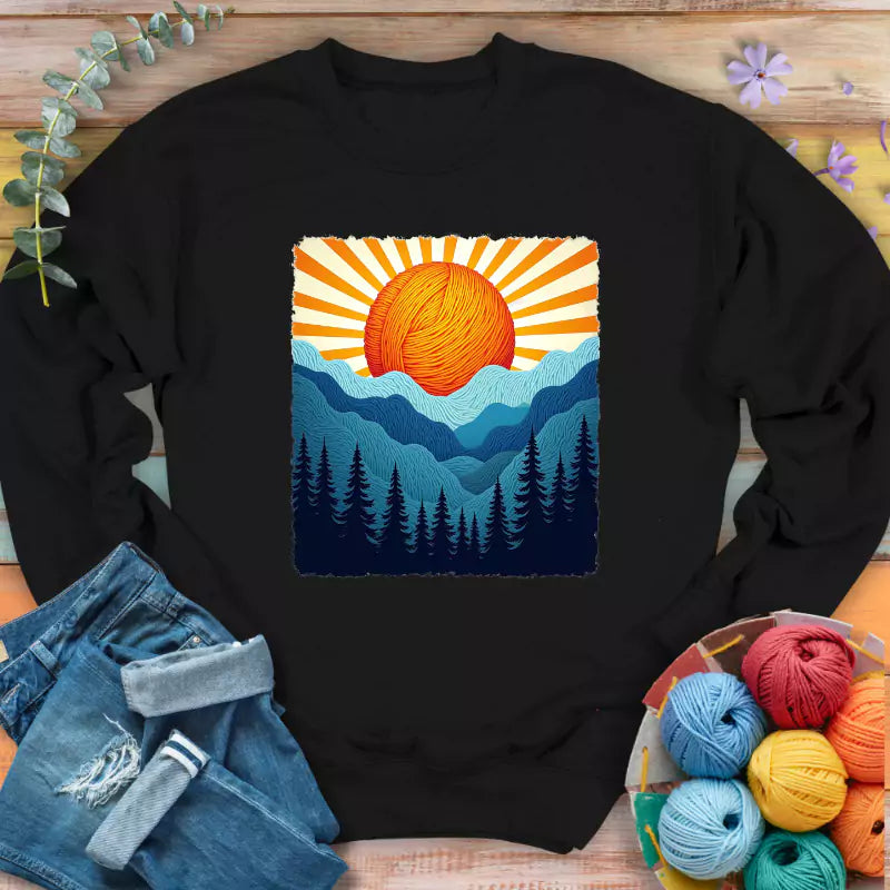 Yarn Sun Sweatshirt