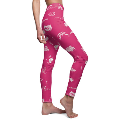 Wingbats Leggings Fuchsia