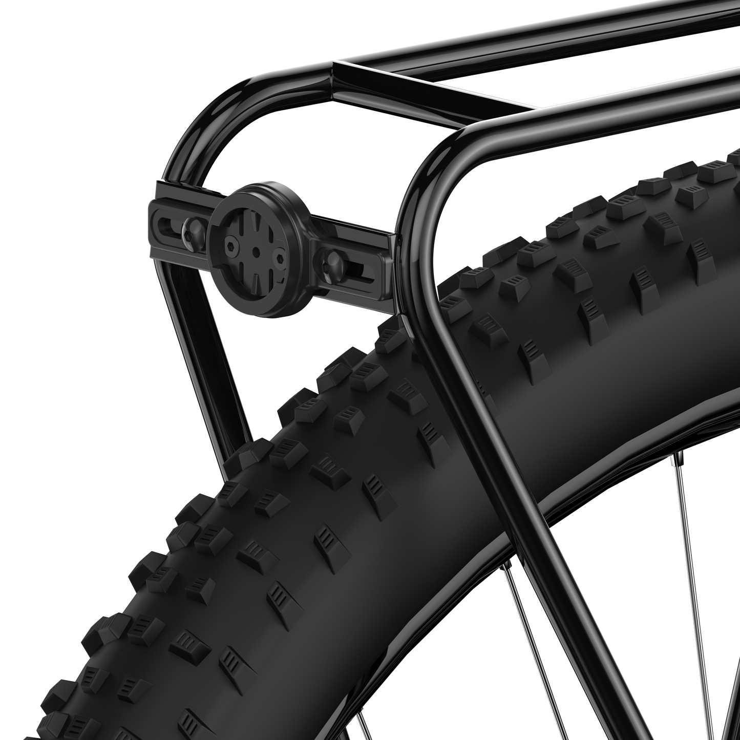 Bike Rear Rack Radar Mount