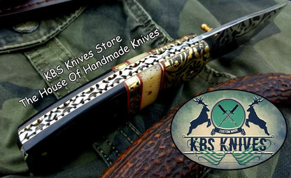 Custom Handmade D2 High Polished Steel Folding Pocket Knife