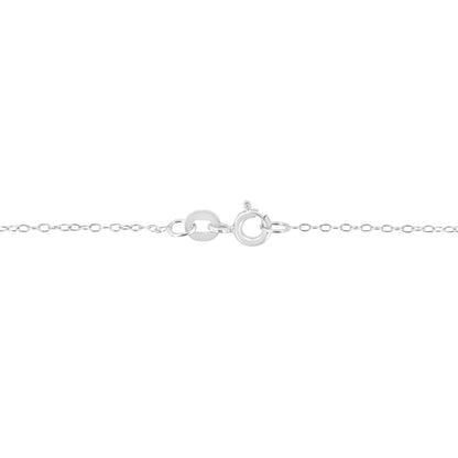 .925 Sterling Silver 1.0 Ctw Diamond Shadow Open Heart Halo 18" Pendant Necklace (I-J Color, I1-I2 Clarity)