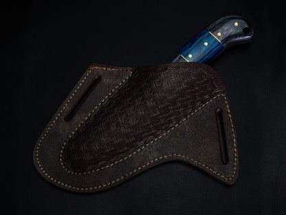 Damascus Bull Cutter Knife – Handcrafted 256-Layer Blade