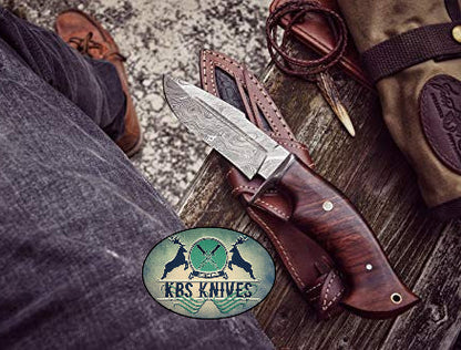 Damascus Steel Hunter Knife