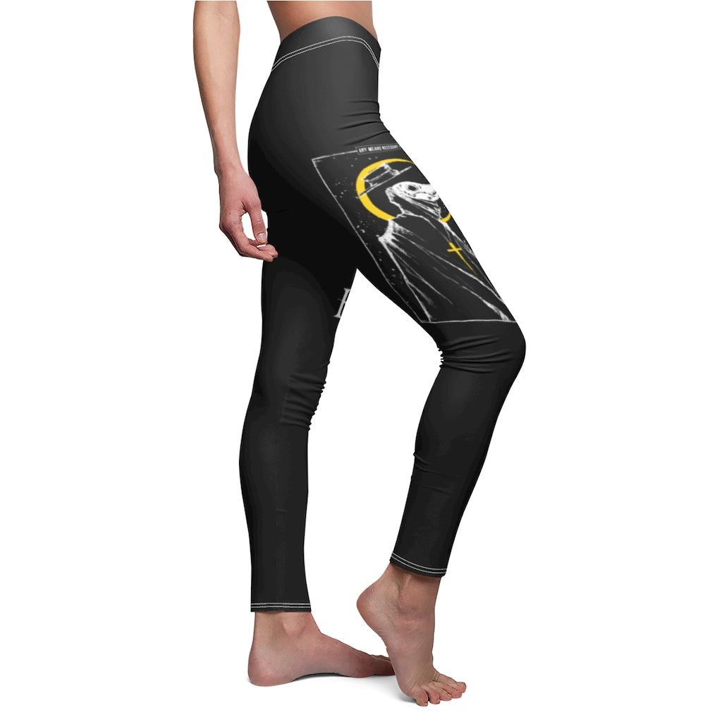 Let The Weak Burn Leggings