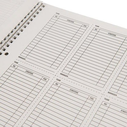 BASEBALL SCORE BOOK