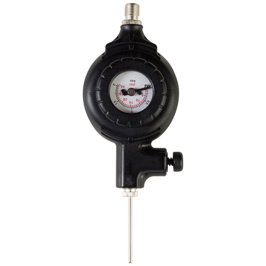 PRESSURE GAUGE W/RELEASE BTTN