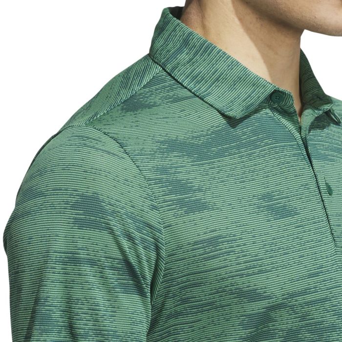 Adidas Men's Ultimate365 Textured Stripe Polo 24