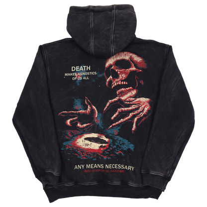 Agnostic Zip Up Hoodie Black