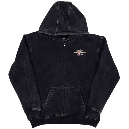 Agnostic Zip Up Hoodie Black