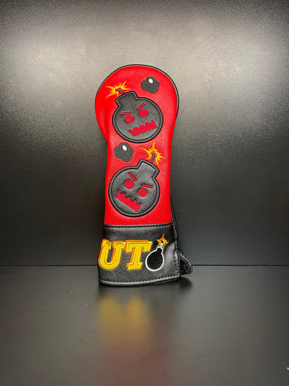 Angry Bombs Red Headcover