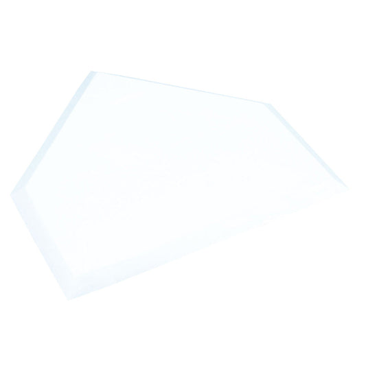 WHITE HOME PLATE WITHOUT SPIKES