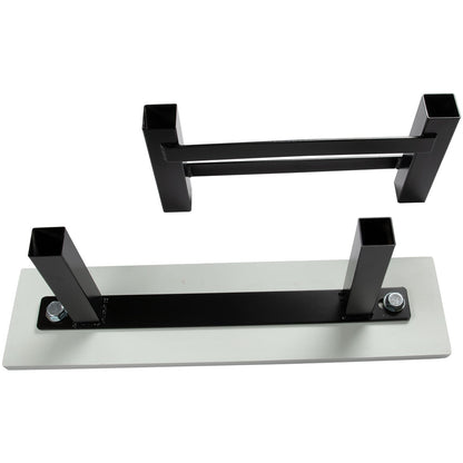 DUAL STANCHION PITCHER'S RUBBER SYSTEM