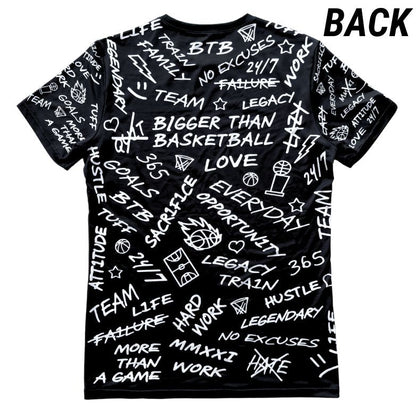 Emotions - Performance Compression T-Shirt - Black