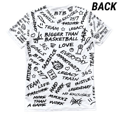Emotions - Performance Compression T-Shirt - White
