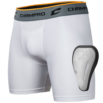 COMPRESSION BOXER SHORT W/CUP