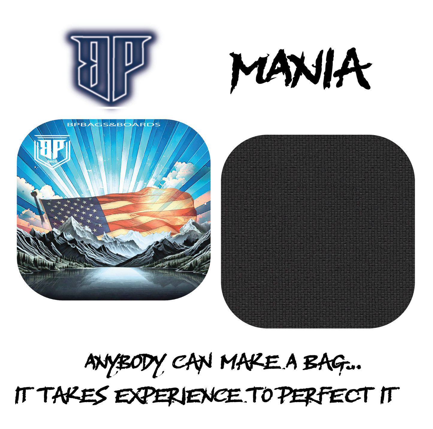 BP Mania American Flag Backyard Cornhole Bags