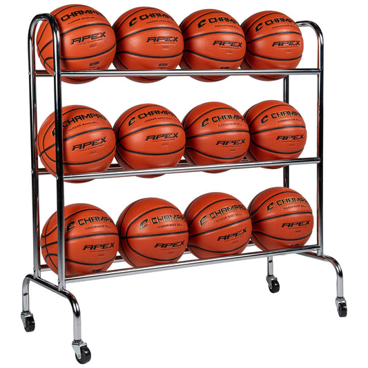 12 BALL RACK W/CASTERS