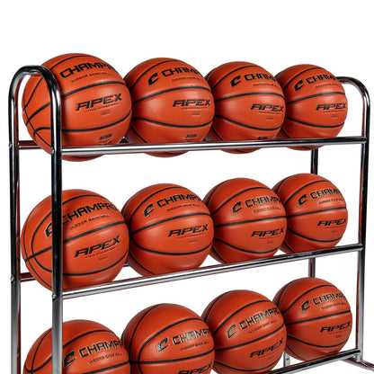 12 BALL RACK W/CASTERS