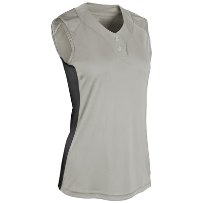 INFINITE 2-BUTTON SLEEVELESS JERSEY