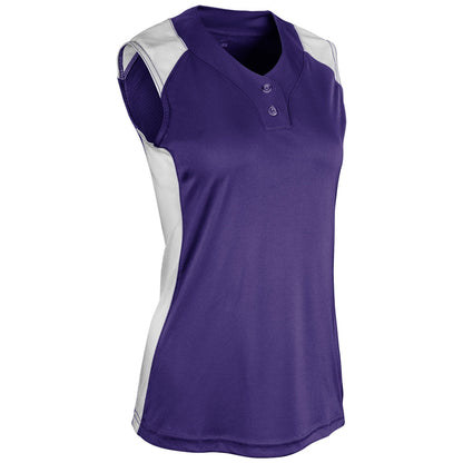 INFINITE 2-BUTTON SLEEVELESS JERSEY