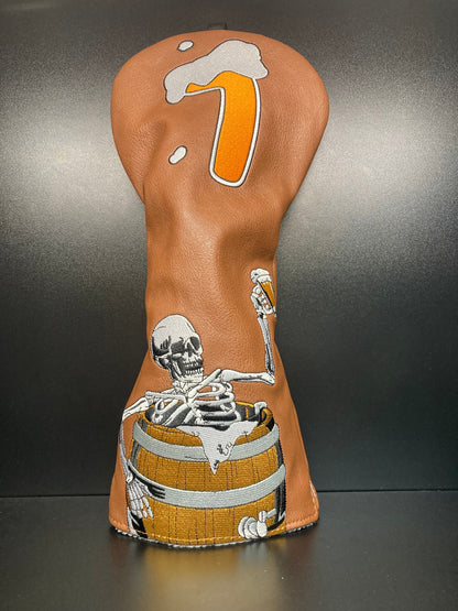 Bones, Beer, & Barrel Magnetic Headcover