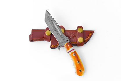 Flamed Vanguard Damascus Tracker Edition TK-109