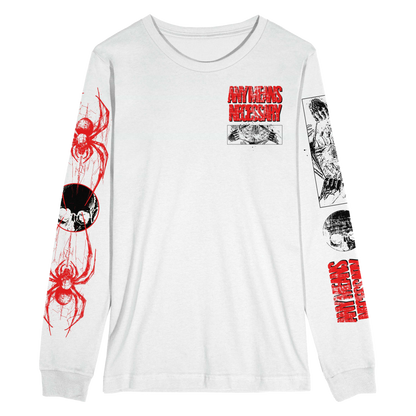 Death Weaver Long Sleeve T-Shirt White