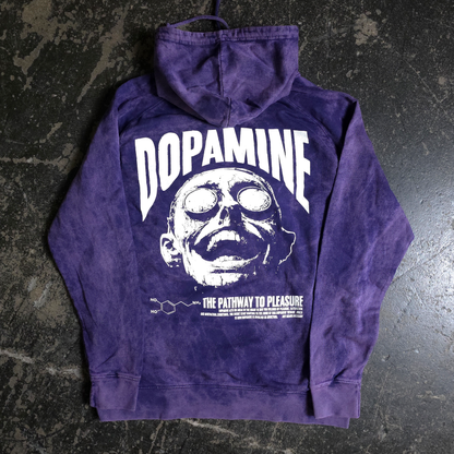 Dopamine Pullover Hoodie Vintage Purple