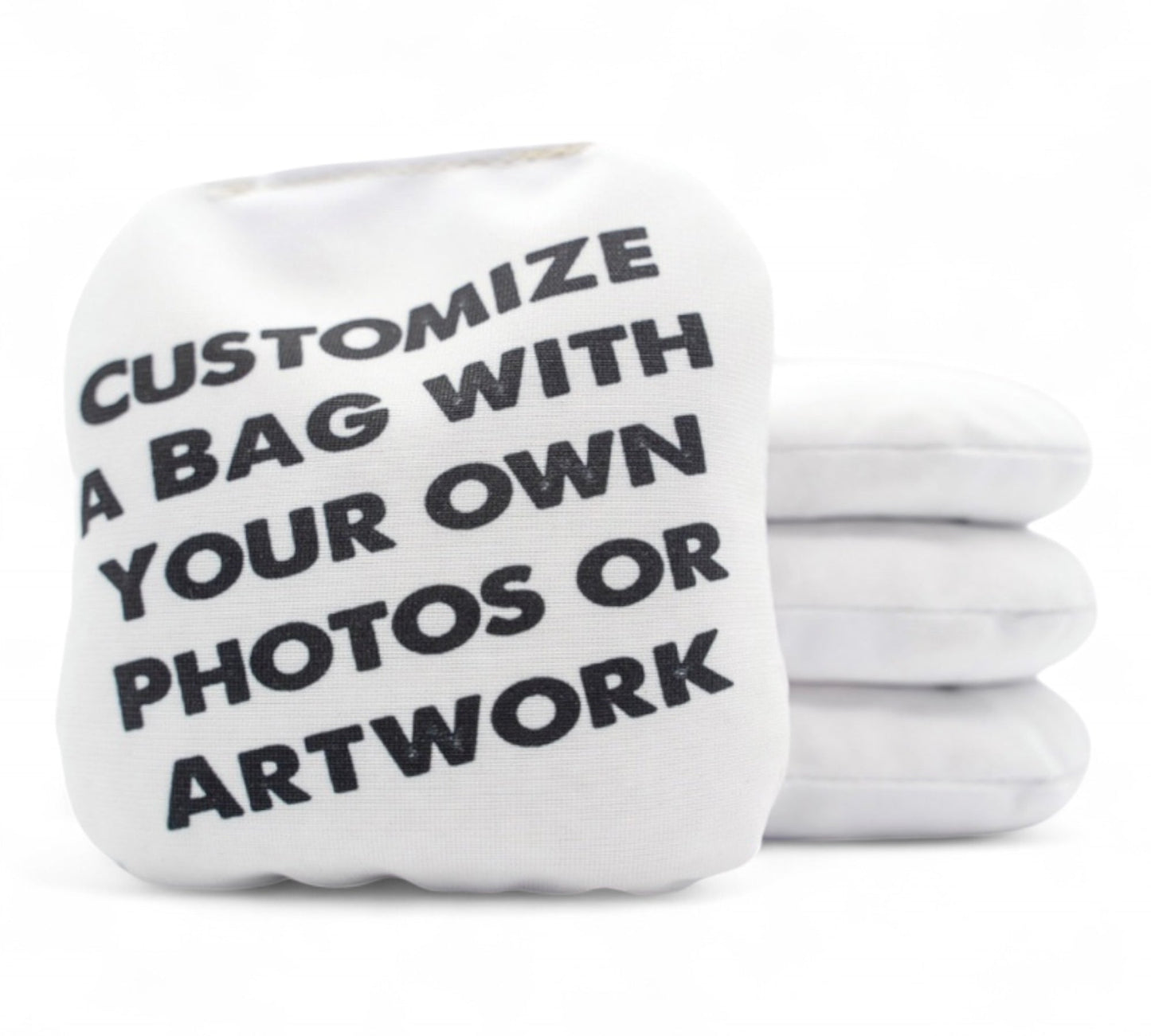 Custom back yard slick and stick cornhole bags (set of 8) - upload your custom design!