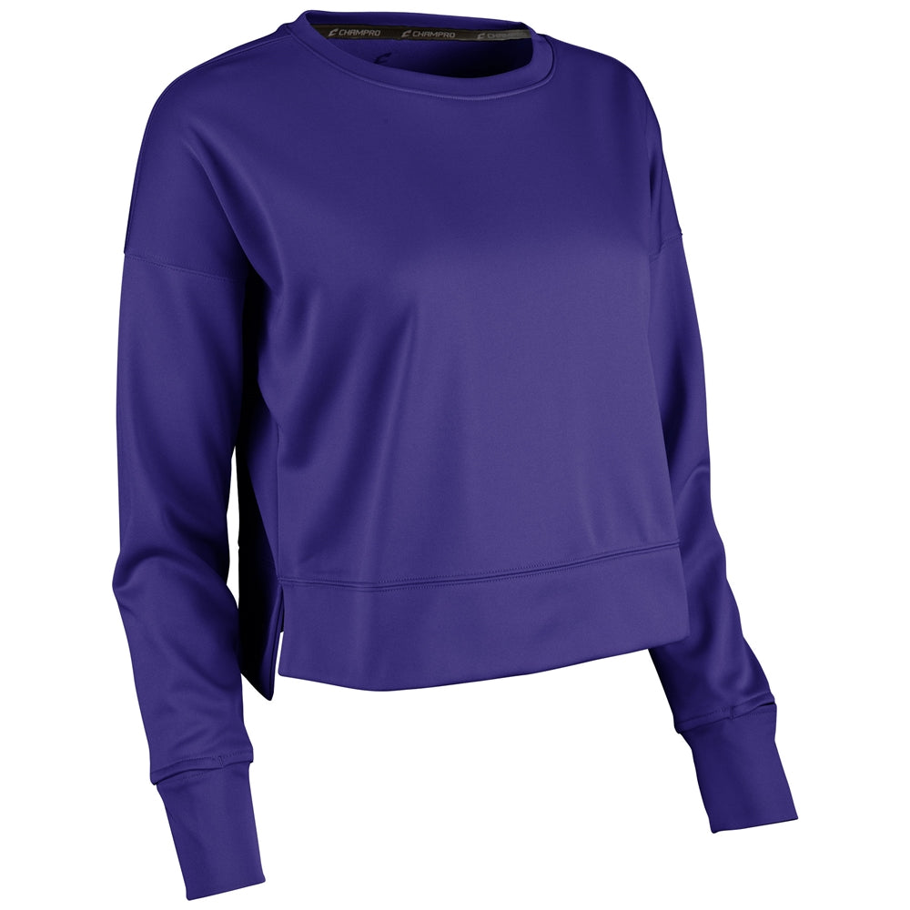 LINEUP FLEECE WOMEN'S CROP CREW