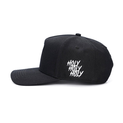 ‘7’ Premium Wool Blend SnapBack - Black/White