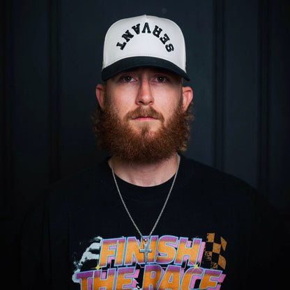 [PRE-ORDER - SHIPS NOVEMBER 7TH] ‘SERVANT’ Premium SnapBack - Cream/Black