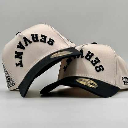 [PRE-ORDER - SHIPS NOVEMBER 7TH] ‘SERVANT’ Premium SnapBack - Cream/Black