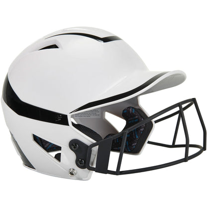 TWO-TONE SOFTBALL HELMET W/MASK