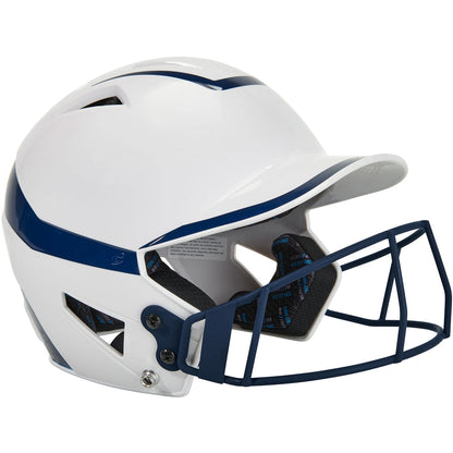 TWO-TONE SOFTBALL HELMET W/MASK