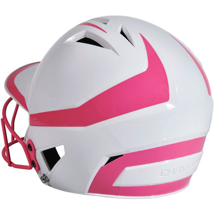 TWO-TONE SOFTBALL HELMET W/MASK