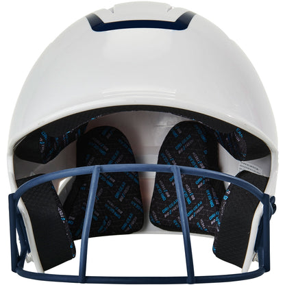 TWO-TONE SOFTBALL HELMET W/MASK